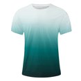 thumbnail image 4 of HKEJIAOI T-shirt à Manches Courtes Imprimé pour Hommes Col Rond Mode Décontractée Manches Courtes, 4 of 5