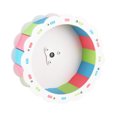 thumbnail image 4 of Shape Hamster Wheel Silent Sunflower Shape PVC Screw Assembly Pet Running Wheel for Pet Hamster Sports, 4 of 5