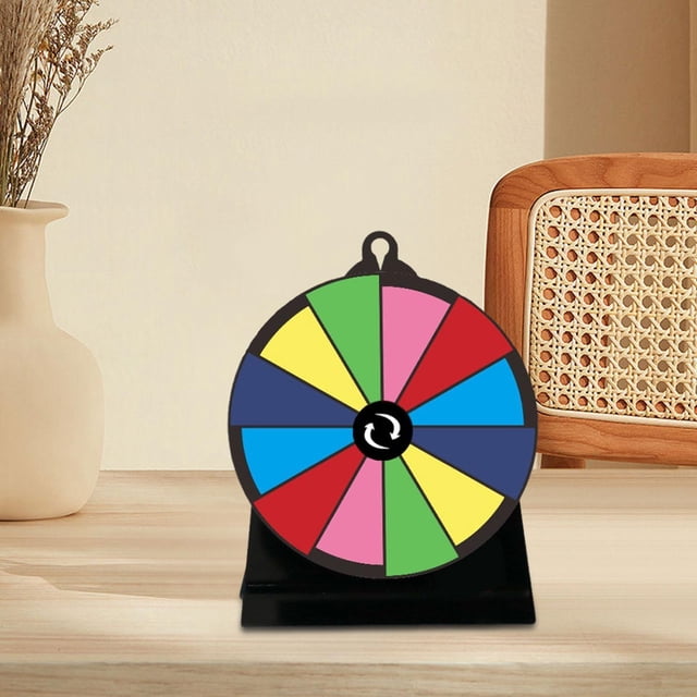 KLKCMS Roue Rotative de 5,91 Po pour Roulette de Table, Rotation pour Carnaval, Fête, Spectacle, avec Panneau Rotatif