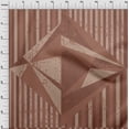 thumbnail image 4 of oneOone Polyester Spandex Brown Fabric Geometric Diamond With Stripes Sewing Craft Projects Fabric Prints By Yard 56 Inch Wide, 4 of 4
