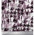thumbnail image 1 of Soimoi Modal Satin Fabric Two Tone with White Camouflage Print Fabric by The Yard 42 Inch Wide, 1 of 3