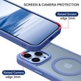 thumbnail image 3 of BENTOBEN iPhone 13 Pro Max Case Compatible with Mag-Safe 6.7" Tpu Magnetic Car Mount Support Light Blue, 3 of 7