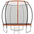thumbnail image 1 of Soozier 10ft Trampoline Outdoor with Enclosure Net and Ladder, 1 of 9