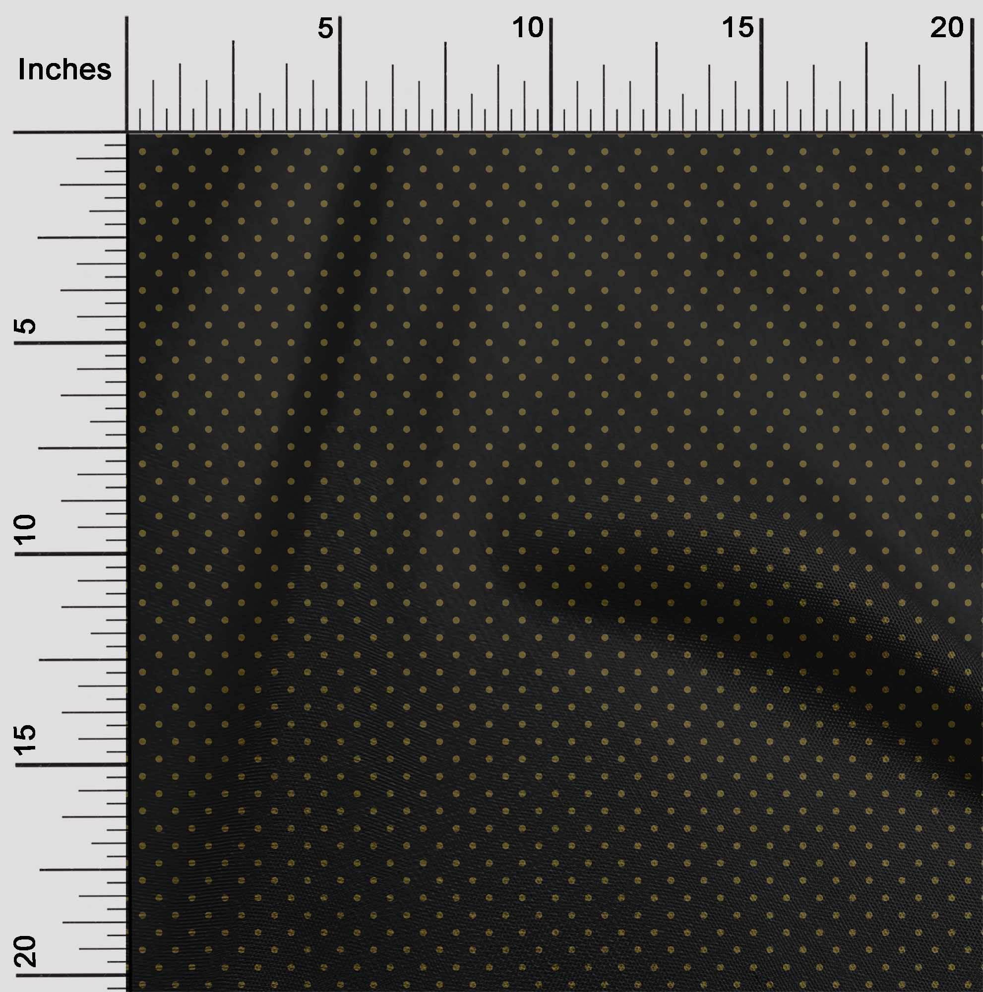 oneOone Cotton Poplin Fabric Polka Dots Print Sewing Fabric BTY 56 Inch Wide