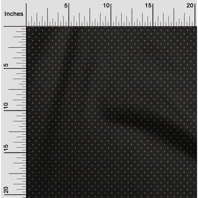 oneOone Georgette Viscose Fabric Polka Dots Print Sewing Fabric BTY 42 Inch Wide