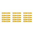 thumbnail image 1 of Thinsony 10 Pcs Bicycle Cable End Caps Professional Wear-resistant Universal Shifting Brake Gold 3Set, 1 of 6