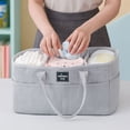 thumbnail image 3 of Sunveno Large Polyester Nursery Portable Diaper Caddy Organizer for Changing Station, 3 of 11