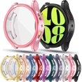 thumbnail image 1 of KOMI [10Pack] for Samsung Galaxy Watch 6 Screen Protector Case 44mm, Soft TPU Protective Film Full Protection Face Cover, Galaxy Watch 6 Bumper Guard Frame Accessories for Women Men, 1 of 5