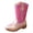 Gold, variant on Zshosam Boots for Toddler Cowgirl Boots for Girls Mid Calf Boot Toddler Low Heel Western Boots with Embroidered Square Toe Riding Dress Shoes for Little/Big Kids Size 11.5,(Gold Little Kids 11.5)