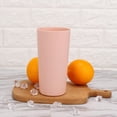 thumbnail image 4 of Mainstays Pink Blush Polypropylene Round Tumbler 27oz 1pc, 4 of 6