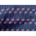 thumbnail image 4 of oneOone Cotton Poplin Fabric Leaves & Floral Block Fabric Prints By Yard 56 Inch Wide, 4 of 5