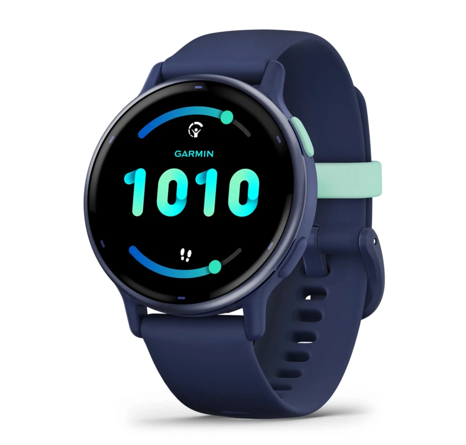 Refurbished (Good) Garmin Vivoactive 5 GPS Smartwatch - Metallic Navy Aluminum and Navy (010-02862-12)