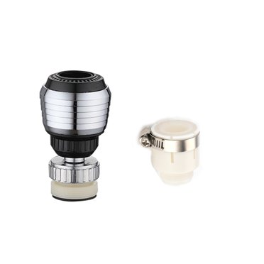 Agiferg Faucet Head Extension Extender Household Tap Water Shower Water Saving Rotatable Filter Nozzle