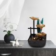 thumbnail image 2 of Wweixi Relaxation Tabletop Water Fountain Indoor Garden Desktop Waterfall Decor, 2 of 9