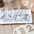 thumbnail image 3 of 9Pcs 0-9 Number Shape Cookie Biscuit Cutter Mould Stainless Steel Baking Mold, 3 of 8