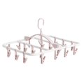 thumbnail image 1 of 1pc Clothes Drying Hanger Multiple Clips Traceless Odorless for Home Wardrobe, 1 of 9