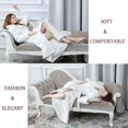thumbnail image 4 of Women's Plush Fleece Robe with Elastic Waist Design Long Warm Solid Bathrobe Dressing Nightgown, 4 of 5