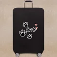 thumbnail image 1 of Travel Accessories Luggage Case Suitcase Dust Protective Cover 18-28 Inch Footprints Pattern Series Trolley Case Elastic Cover 8Footprints010 S, 1 of 6