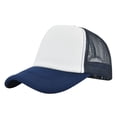 thumbnail image 2 of Mens and Womens Sponge Color Matching Simple Casual Peaked Cap Travel Holiday Sports Baseball Cap, 2 of 4