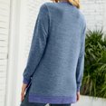 thumbnail image 4 of Pisexur Chandails en Molleton à Manches Longues pour Femmes Col Rond Décontracté T-Shirts Blouses Chandails en Molleton Tuniques avec Poche, 4 of 4