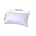 thumbnail image 2 of Matoen12 Cotton Pillows Supportive Bed Pillow Core for Home Hotel, Skin-Friendly Bedding Pillows for Back, Side & Stomach Sleeper, High Resilient, Non Collapsing, Solid Color, 20"x30", 1PC, Gold, 2 of 9