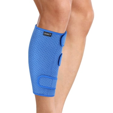 TOPINCN 2 Pack Adjustable Calf Compression Brace Shin Support Wrap Lower Leg Sleeve, Support Wrap