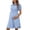 Light Blue, variant on RXMEKW Maternity Dress with Lapel and Elastic Belt for Women, Long Sleeve Shirt Dress for Pregnancy, Polyester, Black