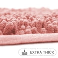 thumbnail image 2 of Hitime Soft Chenille Bath Rug Mat 16x24 Quick Dry Machine Washable Bathroom Runner - Ultra Absorbent Non-Slip Backing - Pink, 2 of 10