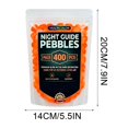 thumbnail image 3 of TTJ Garden Decorations 2026 Colorful -in-the-Dark Garden Stones Night Guide Luminous Pebbles In The Dark Stepping Rocks Outdoor Landscaping Decor Glowing Stones 400pc, 3 of 8