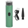 thumbnail image 1 of Portable Electric Beard Trimmer, Mini Electric Shaver Deep  ABS Rechargeable Flexible Double Ring Shaver Mesh 360 Degree Floating Face  For Men For Home Green, 1 of 8