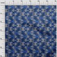 thumbnail image 2 of oneOone Silk Tabby Fabric Leaves & Floral Block Print Sewing Fabric BTY 42 Inch Wide, 2 of 4