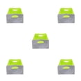 thumbnail image 2 of Ruiboury Multi Storage Baskets Organizer For Cables Toys Collapsible For Easy Gray+green 30x24x15cm 5Set, 2 of 6
