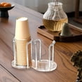 thumbnail image 1 of EGNMCR Ensemble d'Ustensiles de Cuisine, Porte-Gobelets en Papier Porte-Gobelets Jetables Support de Rangement en Acrylique pour Tasses Maison Porte-Gobelets pour Café Thé Porte-Gobelets de Rangement Multifonction Porte-Gobelets Jetables, 1 of 6