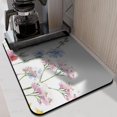 thumbnail image 2 of XL Vintage Flower Herbs Dish Drying Mat - Great Dish Drainer, Absorbent Microfiber, Perfect Kitchen Counter Protector (18x24 inch), 2 of 7