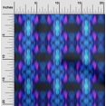 thumbnail image 2 of oneOone Viscose Chiffon Blue Fabric Abstract Craft Projects Decor Fabric Printed By The Yard 42 Inch Wide, 2 of 4