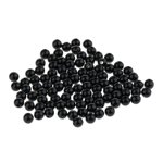 100 Pieces Black Solid Teddy Bear Doll Plush Animal s 4mm