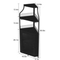 thumbnail image 4 of EDTara Corner Wine Cabinet with Removable Wine Rack, Wine Bar Cabinet with Barn Door and Adjustable Shelves, Industrial Wine Cabinet for Dining Room, Living Room,Kitchen, 4 of 7
