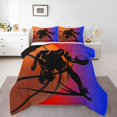 thumbnail image 1 of Erosebridal Sport Basketball Comforter Sets Queen Size,Ball Gamer Bedding Queen Comforter Set,Gradient Decor,Reversible,Ultra Soft,3 Pieces, 1 of 7