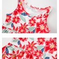 thumbnail image 4 of Robes d'Été pour Femmes en Velours Côtelé Robe Longue Sans Manches à Imprimés Floraux pour Filles Robes de Danse Vêtements, 4 of 6