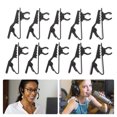 thumbnail image 2 of SHISUYAN 10pcs Lavalier Microphone Clips Clip-on Microphone Holder Microphone Accessories, 2 of 8
