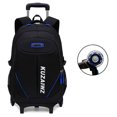 thumbnail image 3 of Rolling Backpack 2-Wheel Big Capacity Wheeled Backpack School Bag for Students, 3 of 10