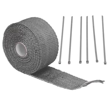 Exhaust Heat Wrap,5m Exhaust Heat Wrap Exhaust Pipe Tape Exhaust Header Tape Ultimate Reliability