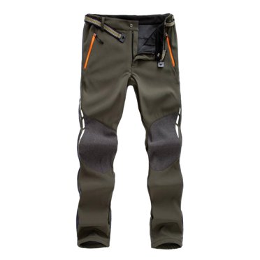Softshell Cargo Wear with Zipper Pockets Cycling Pants for Green XXL