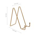 thumbnail image 4 of Milisten Metal Easel Plate Holder Easel Display Stand Metal Plate Stand for Display Tabletop Picture Display Stand, 4 of 6