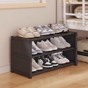 LSLJS Dormitory Shoe Rack Easy Storage Bed Storage Artifact Multi-layer Household Table Bottom Small Narrow Shoe Cabinet, Shoe Rack