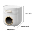 thumbnail image 3 of Deals of The Day! Gspmoly Toilet Tissue Holders Bathroom Tissue Box Toilet Paper Box Wall Hanging Bathroom Watertight Punch- Toilet Paper Roll Storage Rack Deals of The Day, 3 of 9
