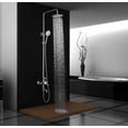thumbnail image 3 of DROP Bath and Kitchen DR091028 Ensemble de douche mural rond en couleur chrome, 3 of 4