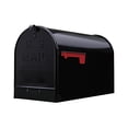 thumbnail image 1 of Gibraltar Mailboxes Stanley Extra-Large Capacity Galvanized Steel Black, Post-Mount Mailbox, ST200B00, 1 of 8
