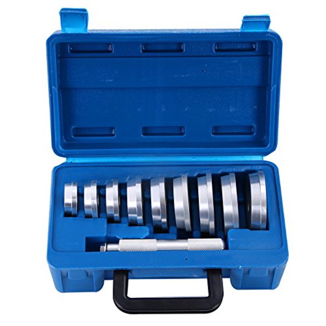 DASBET 10pcs Axle Bushing Bearing Race & Seal Install Driver Master Aluminum Tool Set