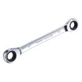 thumbnail image 5 of Unique Bargains Double Box End Ratcheting Wrench (14 x15mm) Metric 72 Teeth 12 Point Ratchet Spanner Tools, CR-V, 5 of 5